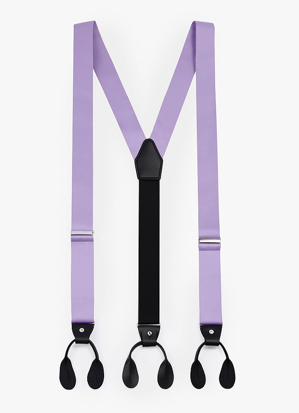 front Matta Satinknäppta Smokinghängslen