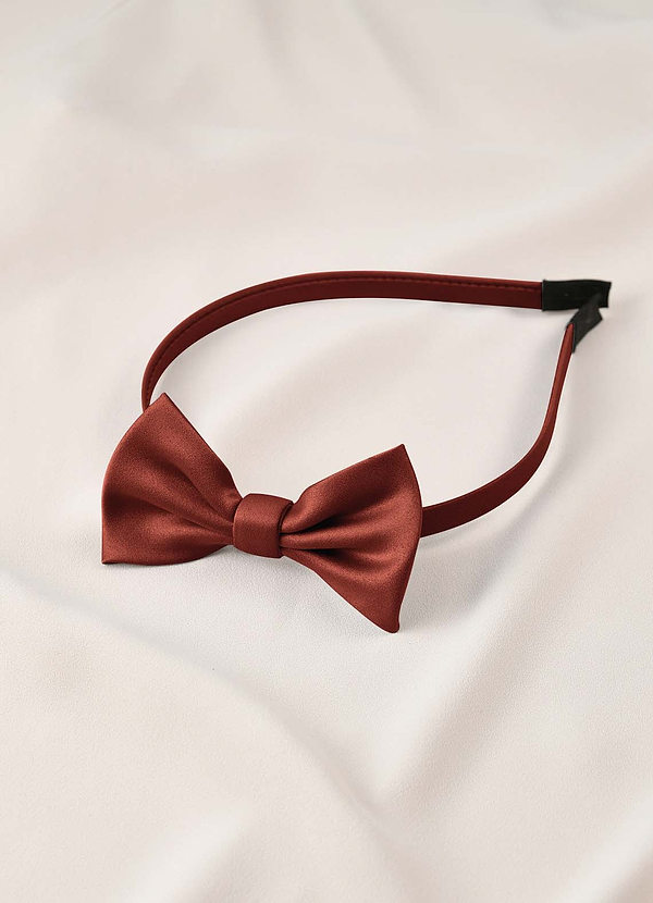 front Bandeau en satin pour fille