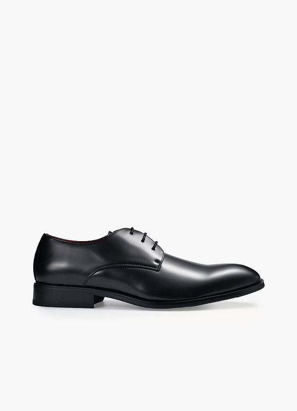 front Heren Oxfords met leren neus en effen neus