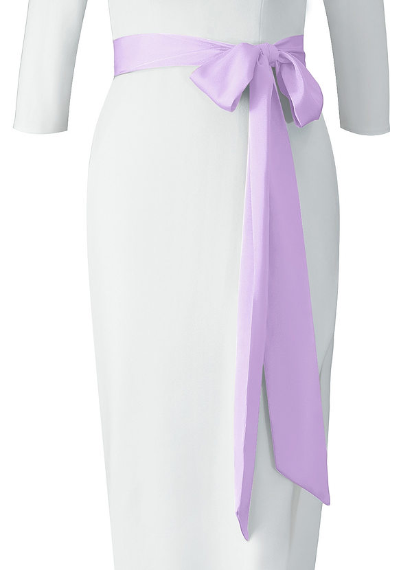 front Azazie – Schärpe aus Stretch-Satin in passender Farbe