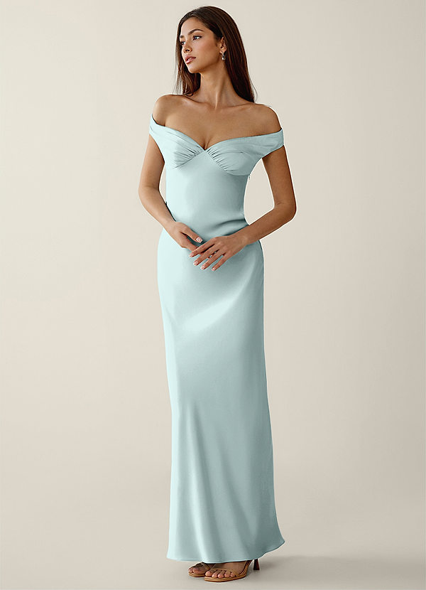 Gwendonme Brouillard Robe de bal en lin satiné et cristal image1