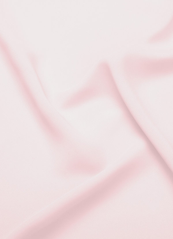 front Azazie Blushing Pink Chiffon Fabric By the Yard