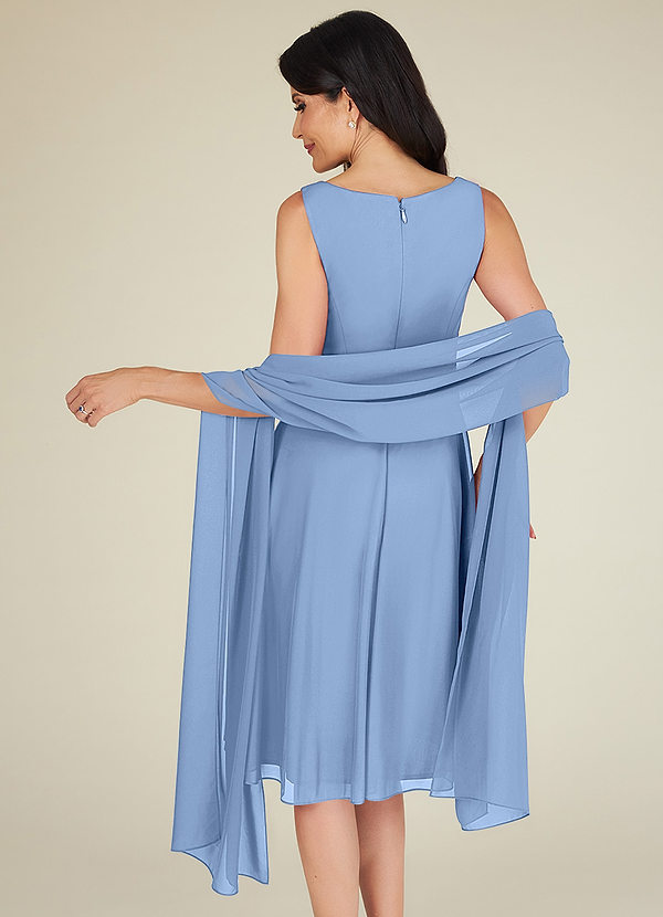 back Azazie Chiffon Shawl