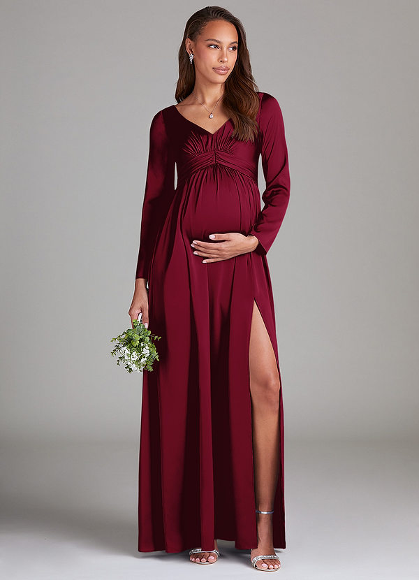 Burgundy Maternity Bridesmaid Dresses Bridesmaid Maternity 2024 Dresses Uk