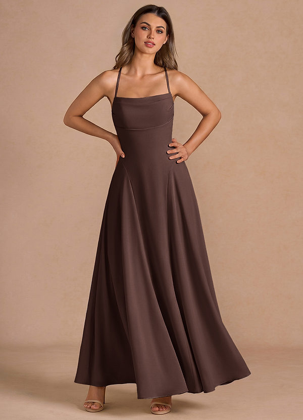 Maxi jurk Maika Truffel image1