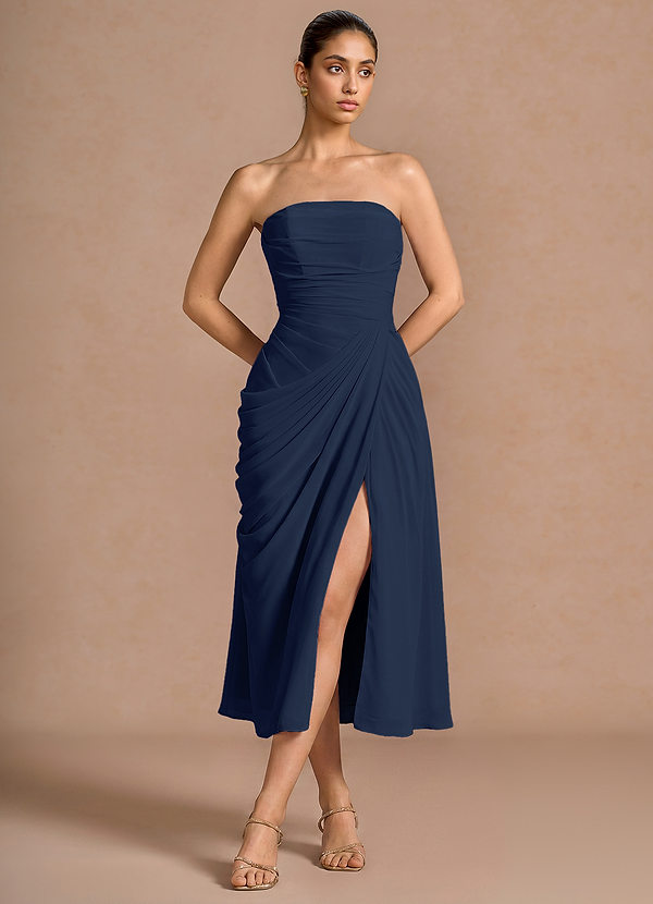 Kaavia Navy Midi Dress image1