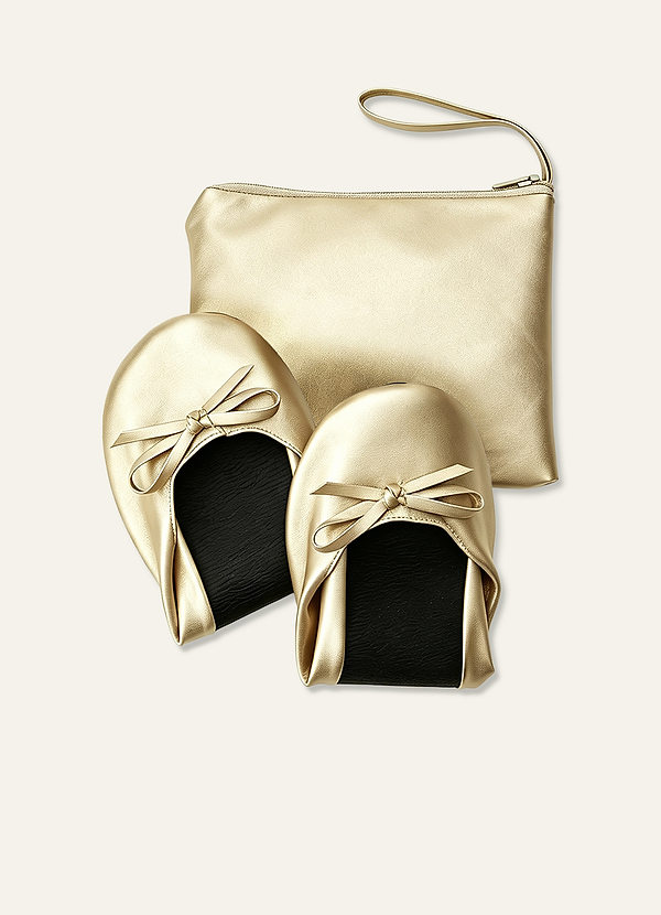 front Rescue Flats Roll Up Ballet Flats for Weddings
