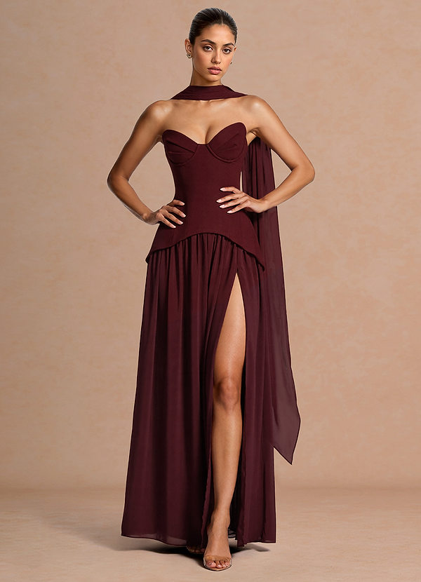 Vestido Vino Largo Liberty image1