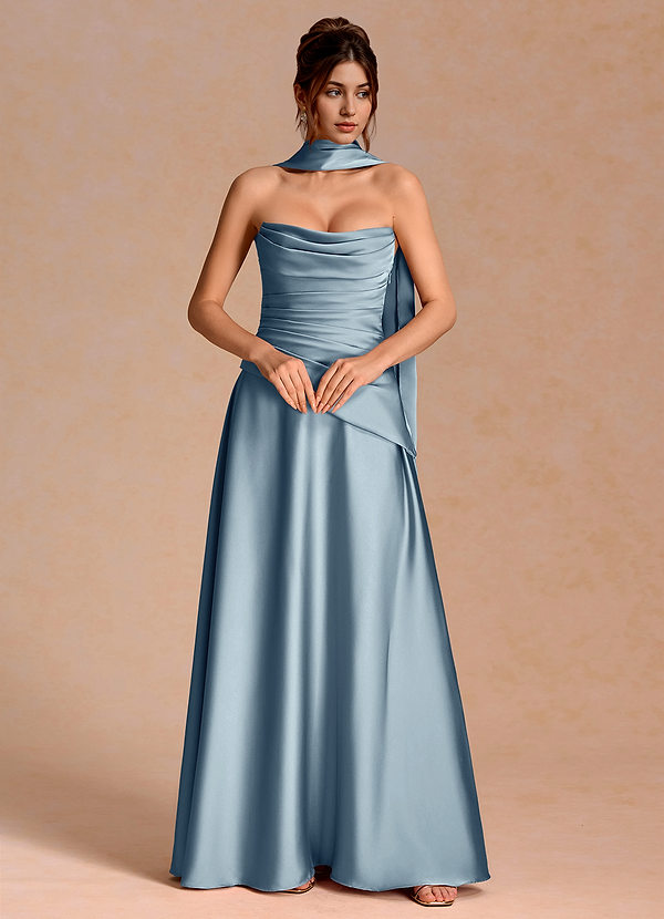 Aleeyah Dusty Blue Maxi Dress image1