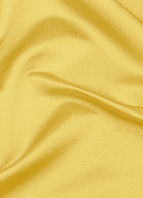 front Azazie Marigold Matte Satin Fabric By the Yard