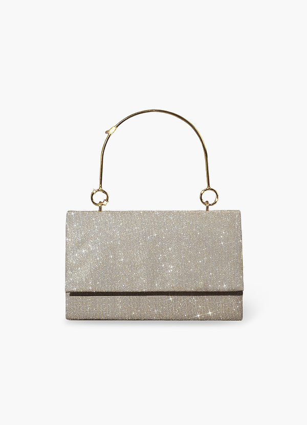 front Tote Glitter Evening Handbag