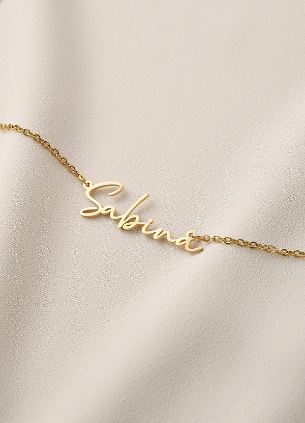 front Personalized Name Necklace