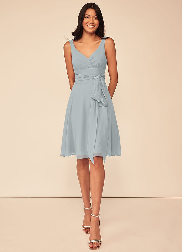 Dolphin Grey Azazie Diana Bridesmaid Dresses Azazie