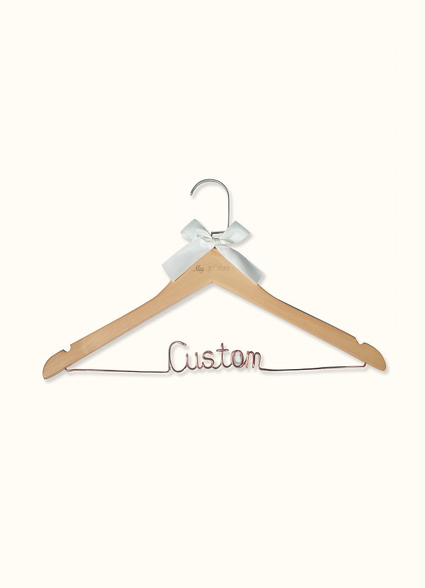 back Custom Bow Wedding Hanger