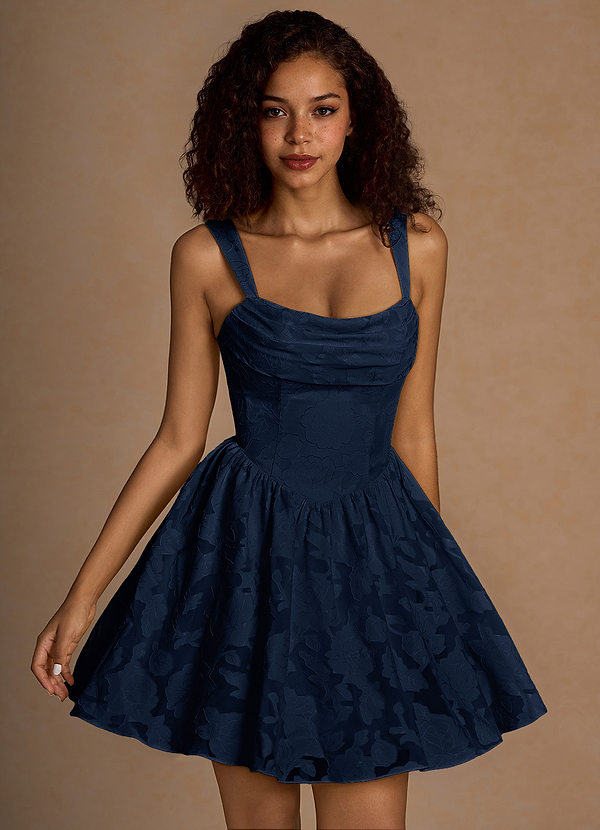 Ivy Navy Mini Dress image1