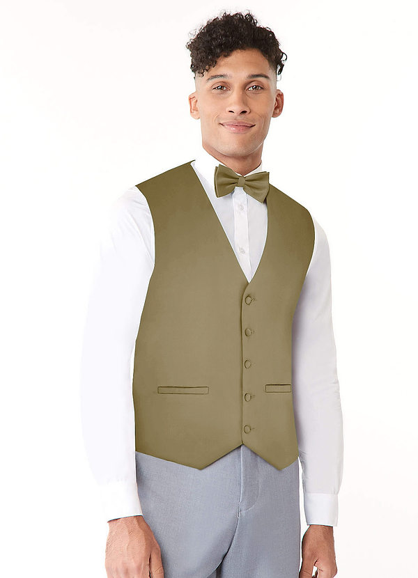 front Gilet en satin extensible