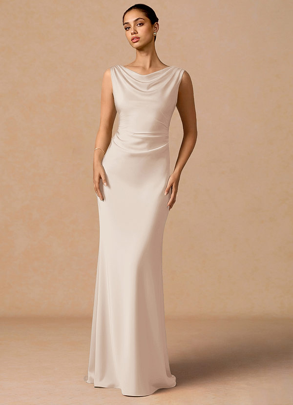 Evarine Cream Maxi Dress image1