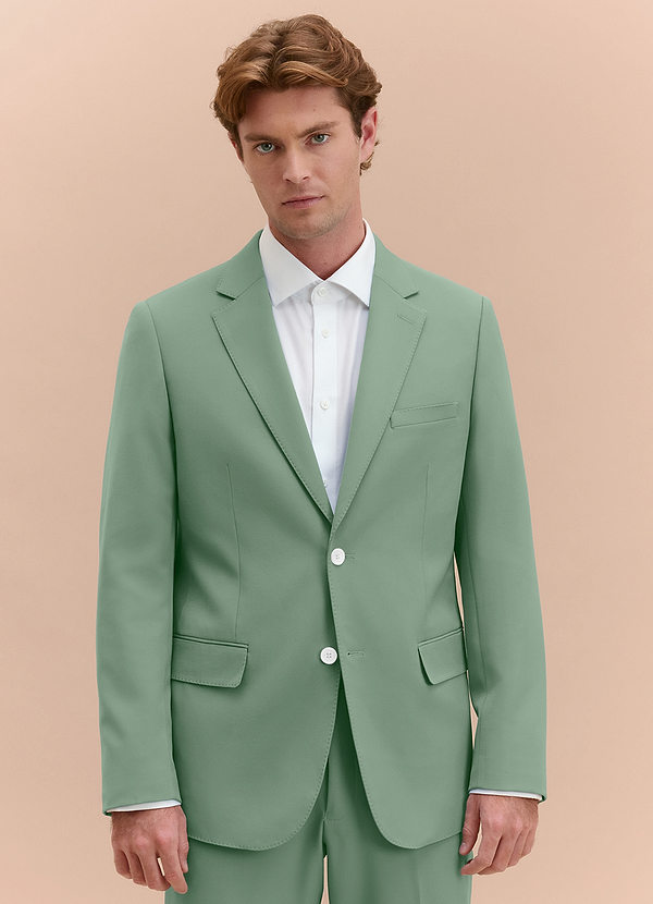 James Matcha Structured Stretch Suit Jacket | Slim Short Suit
