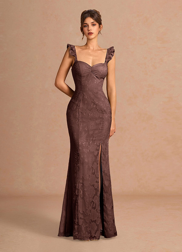 Vestido Moca Coco Largo Romilly image1