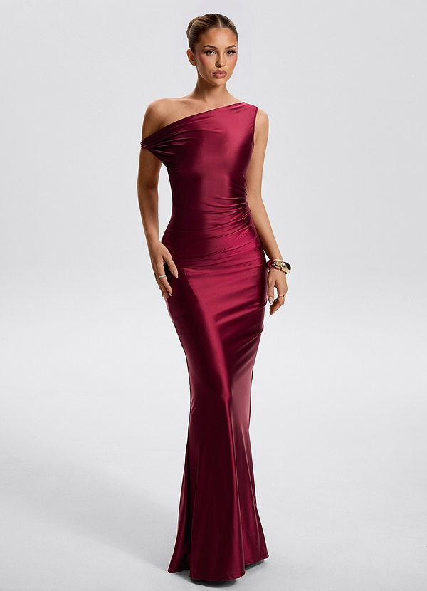 Amaryllis Cabernet Maxi Dress image1