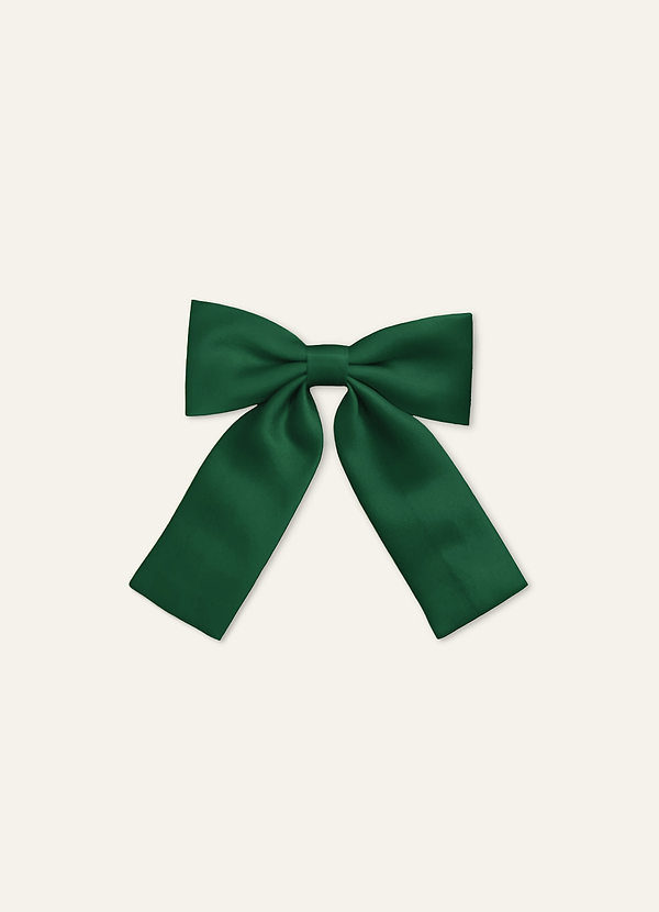 front Ensemble de pinces à cheveux avec nœud en satin pour filles