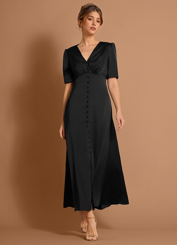 Enyra Black Midi Dress image1