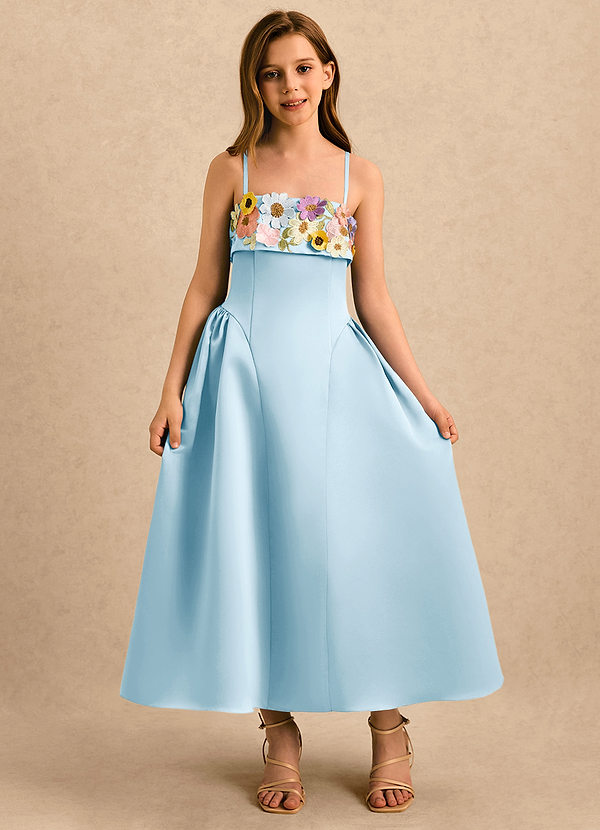 Azazie Gianna Girls Formal Sukienki dla dziewczynek sypiących kwiaty  image1