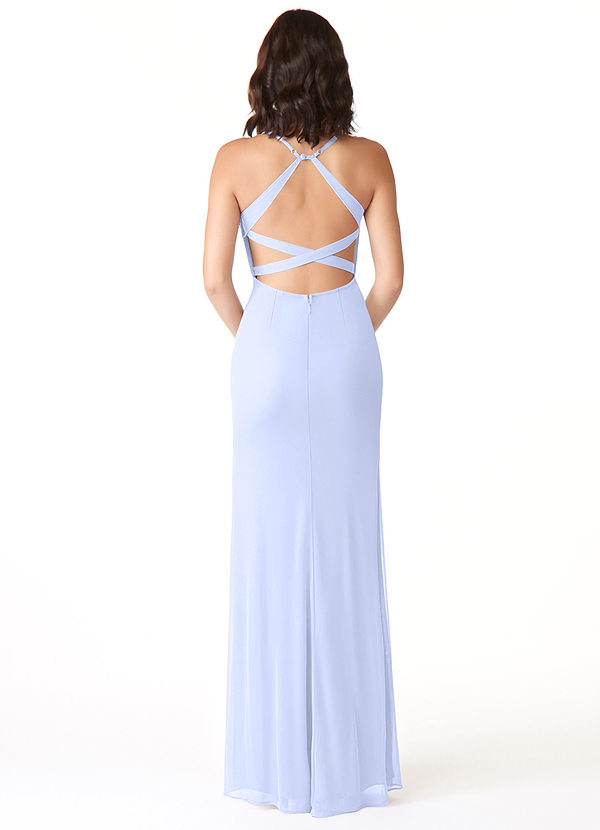 Azazie Malina Bridesmaid Dresses Mermaid Sweetheart Neckline Stretch Chiffon Floor-Length Dress image2