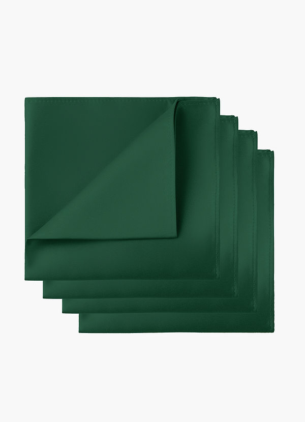 front Ensemble de 4 pochettes en satin mat