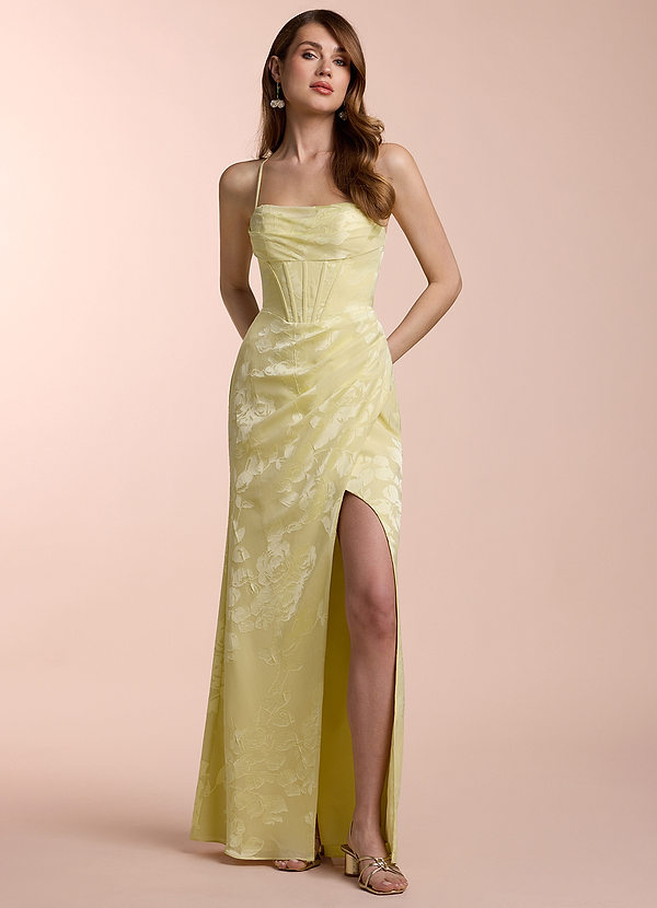 Sevyn Butter Yellow Maxi Dress Ready to Ship | Azazie