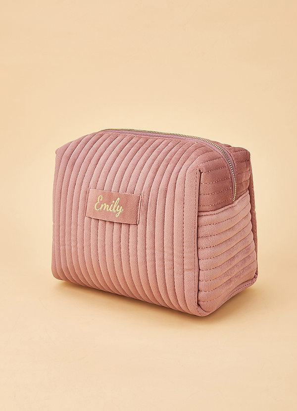 front Personalisierte Make-up-Tasche mit Namen