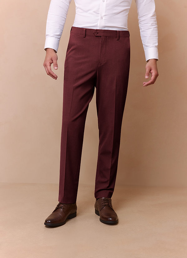 front Savile Zwart Broek van wolmix