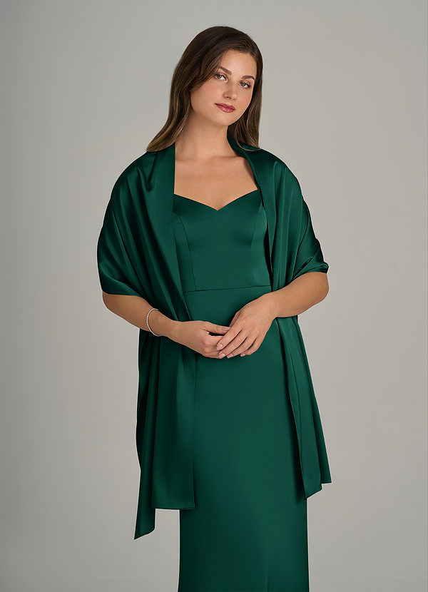 front Azazie Scialle In Raso Elasticizzato Irlanda In Colori Coordinati