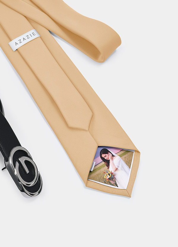 front Anpassad slips med foto Personlig slips