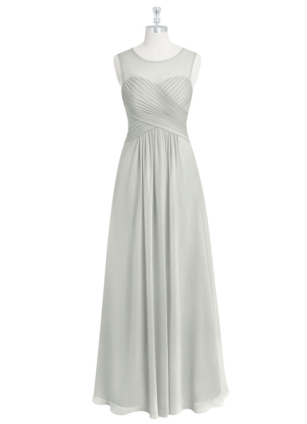 Azazie Gigi Bridesmaid Dress - Silver | Azazie