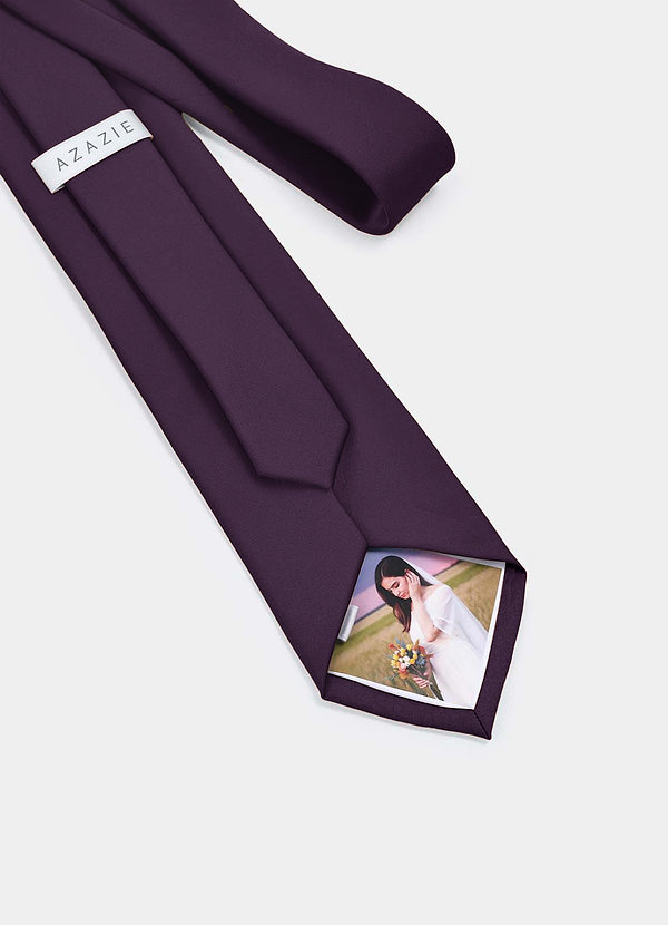 front Matte Satin Custom Photo Tie – Personalized Necktie