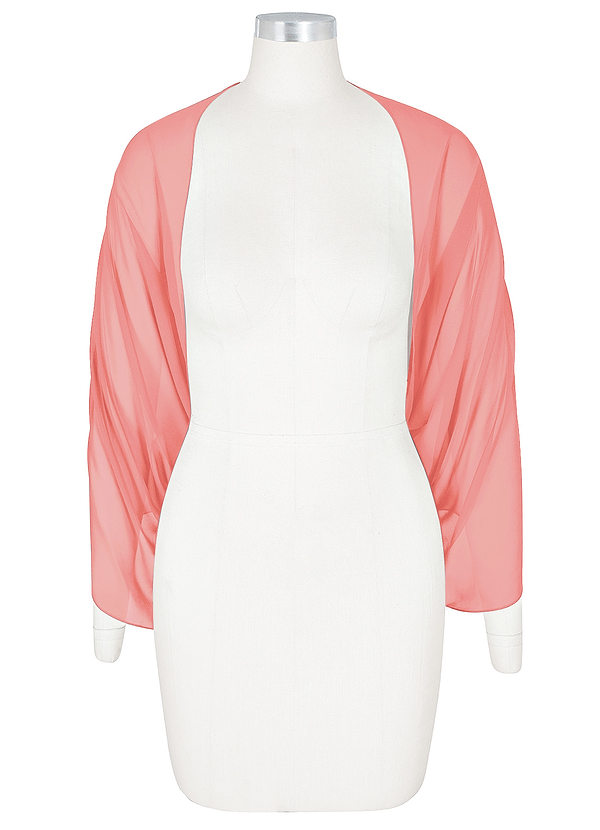 front Azazie Matching Color Sarah Chiffon Wrap
