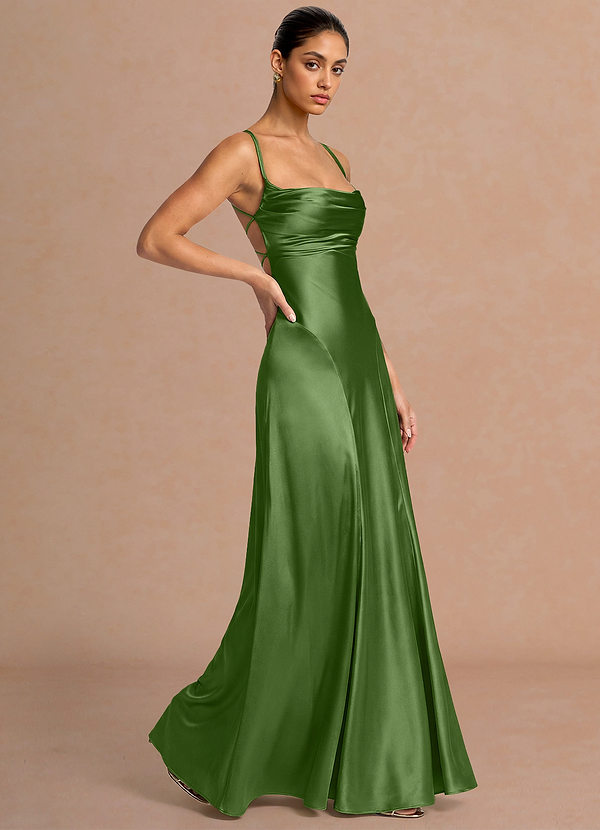 Robe Longue Herbe Verte Muirgen image1