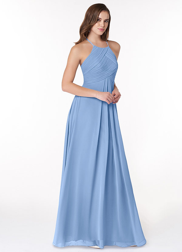 Steel Blue Azazie Ginger Bridesmaid Dresses | Azazie