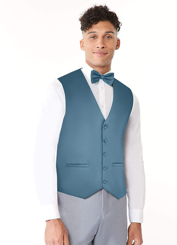 front Gilet en satin extensible