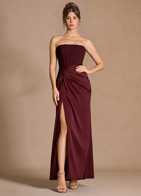 Selene Wine Maxi Dress image1