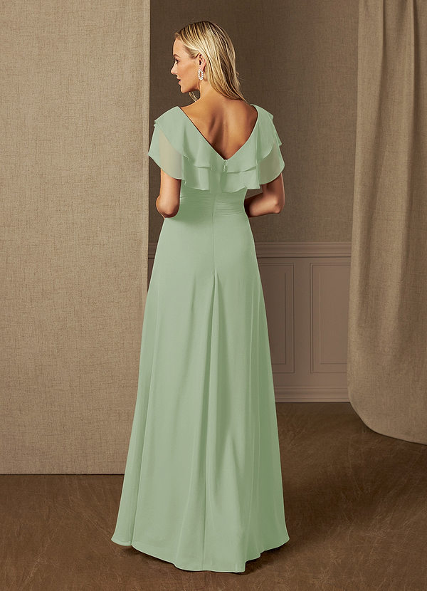 back Azazie Snapdragon Mother of the Bride Dress
