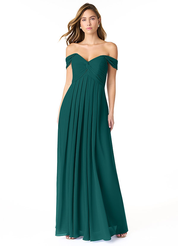 Azazie Kaitlynn Peacock Bridesmaid Dresses | Azazie