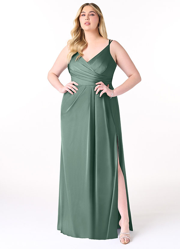 Vestido Eucalipto Largo Aqua image1
