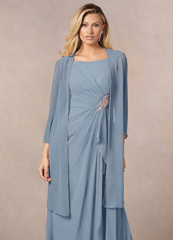 front Azazie Florida Chiffon Wrap