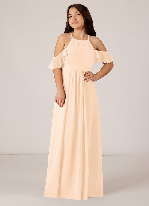 Rose Perle Azazie Brittney JBD Robes de demoiselle d'honneur junior | Azazie