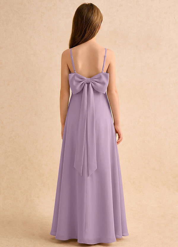 Azazie Jaella Girls Formal Blommflicksklänningar Klänning A-Line i Chiffong Plisserad image1
