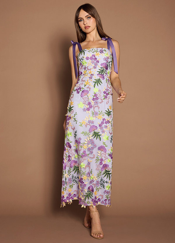 Sheryl Lilac Multi Maxi Dress image1