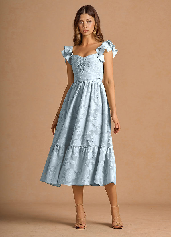 Thalia Midi Klänning Himmelsblå image1