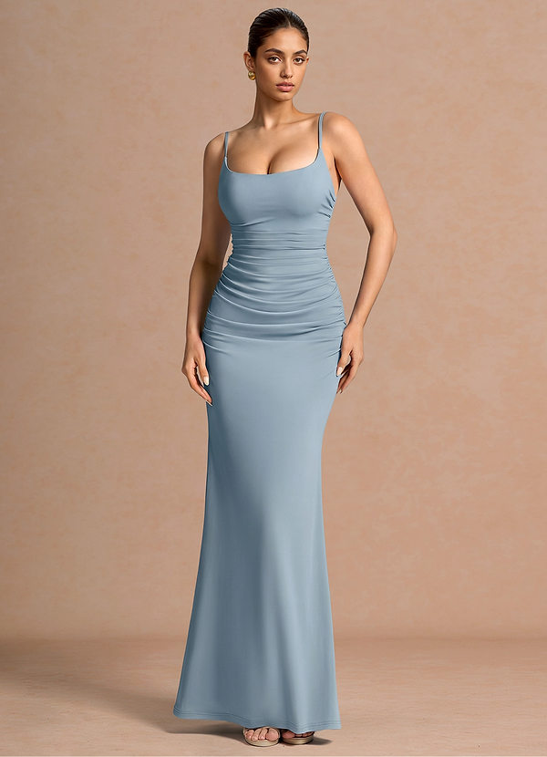 Vestido Azul Pálido Maxi Jolene image1